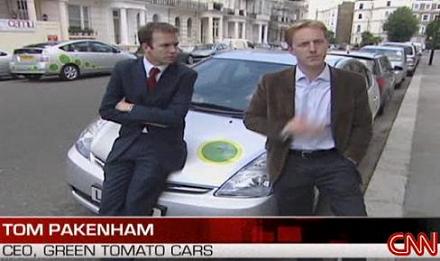 CNN Green Tomato Cars Cabs London