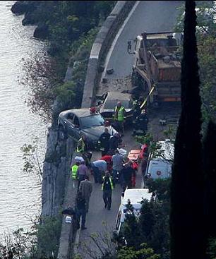 Bond accident 2 Lake Garda