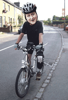 An electrified David Cameron