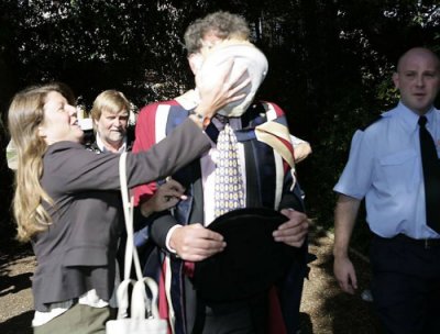 Clarkson Pie in Face