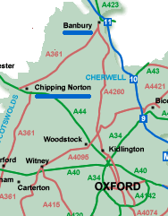 Oxfordshire Map