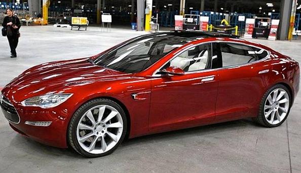 Tesla Model 3 Red Alert Unveil Real III April 1