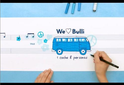 VW Thinkblue Bulli Ad Oct 2011 Esp